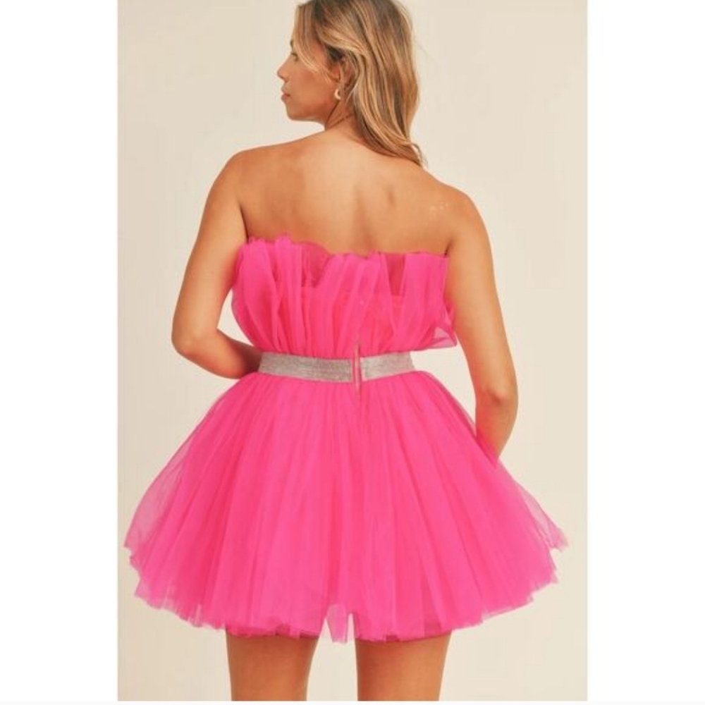 MARBLE Bold Pink Apparel Dress - Picture 2 of 7